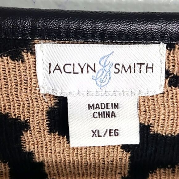 Jaclyn Smith Pullover Animal Print Sweater, Size XL - Picture 7 of 8